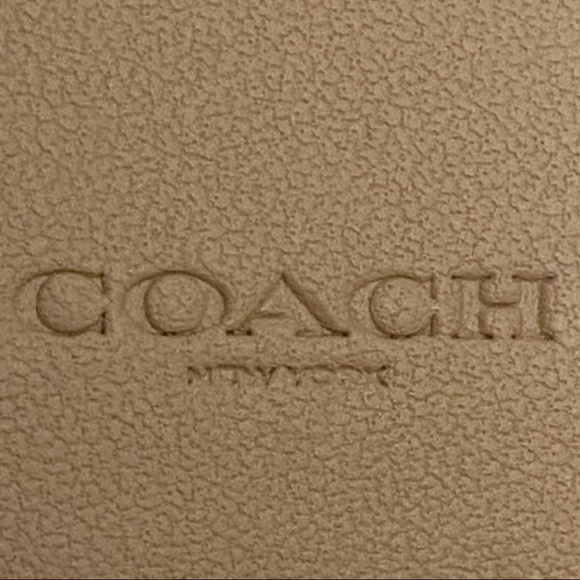 Coach Medium Id Zip Wallet With Floral Whipstitch #CA025 - Picture 8 of 12